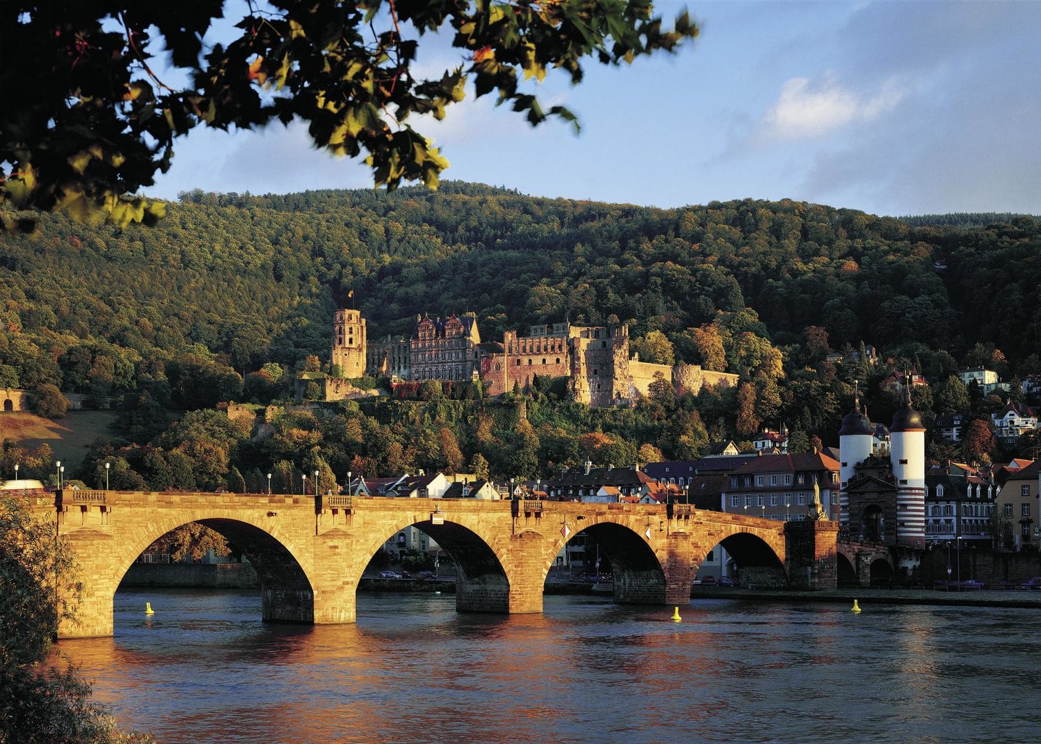 Hotel mit Schlossblick, historische Brücke, romantische Altstadt