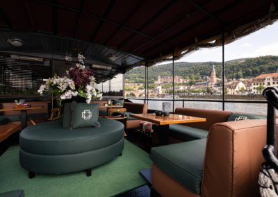 Eventlokation Boot mit Schlossblick im Heidelberg Suites Hotel