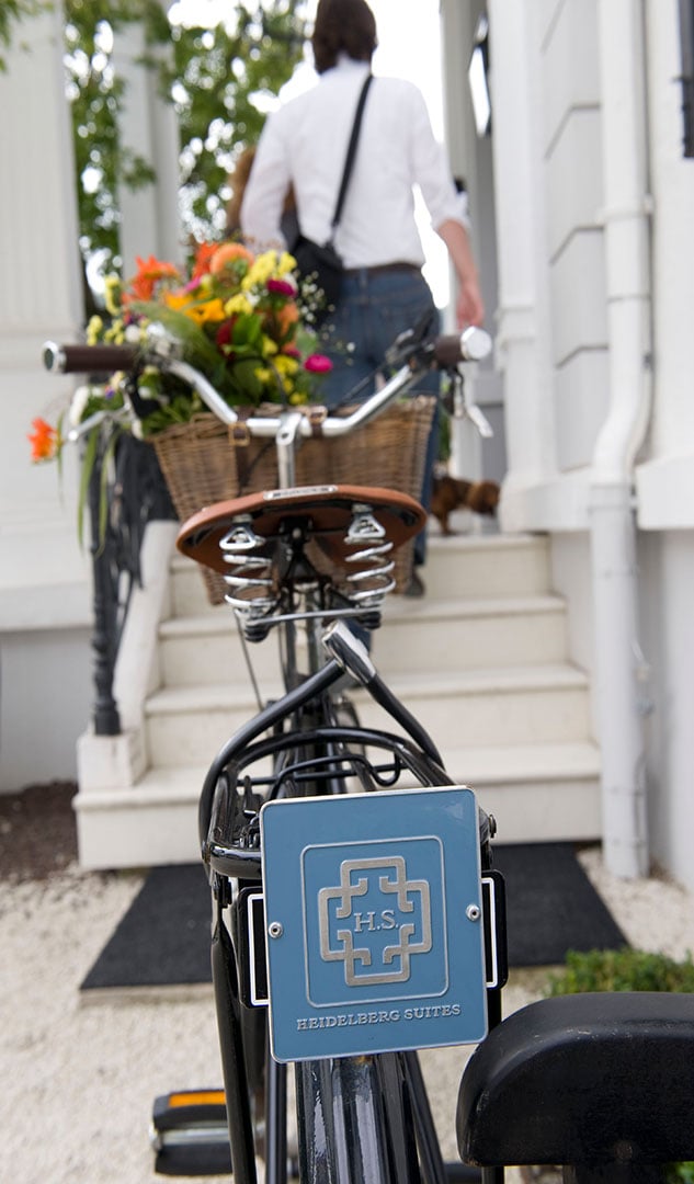 Hotel Heidelberg Suites Fahrrad Geschenkidee Ausflug am Neckar mit dem Rad